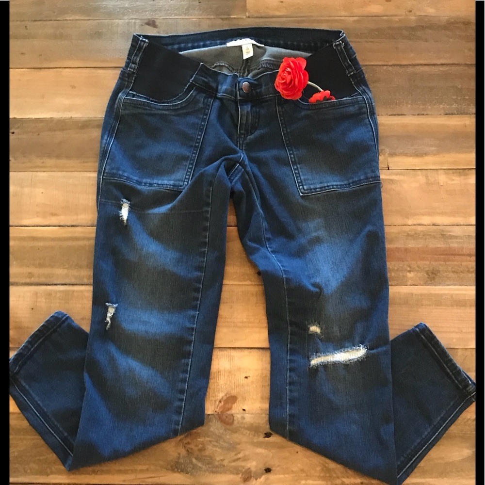 Jessica Simpson maternity cropped jean, size small